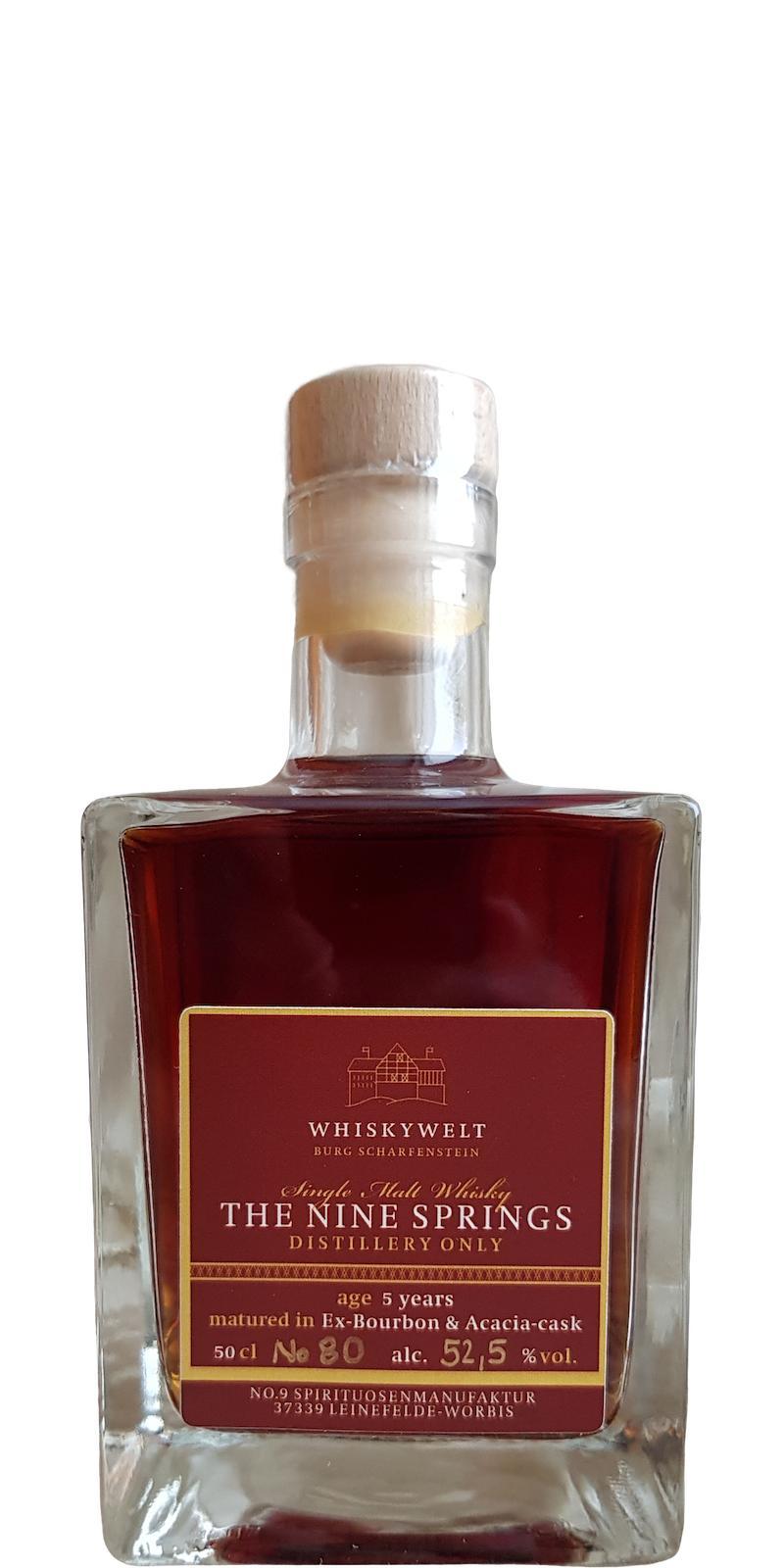 The Nine Springs 05-year-old WHISKYWELT Burg Scharfenstein