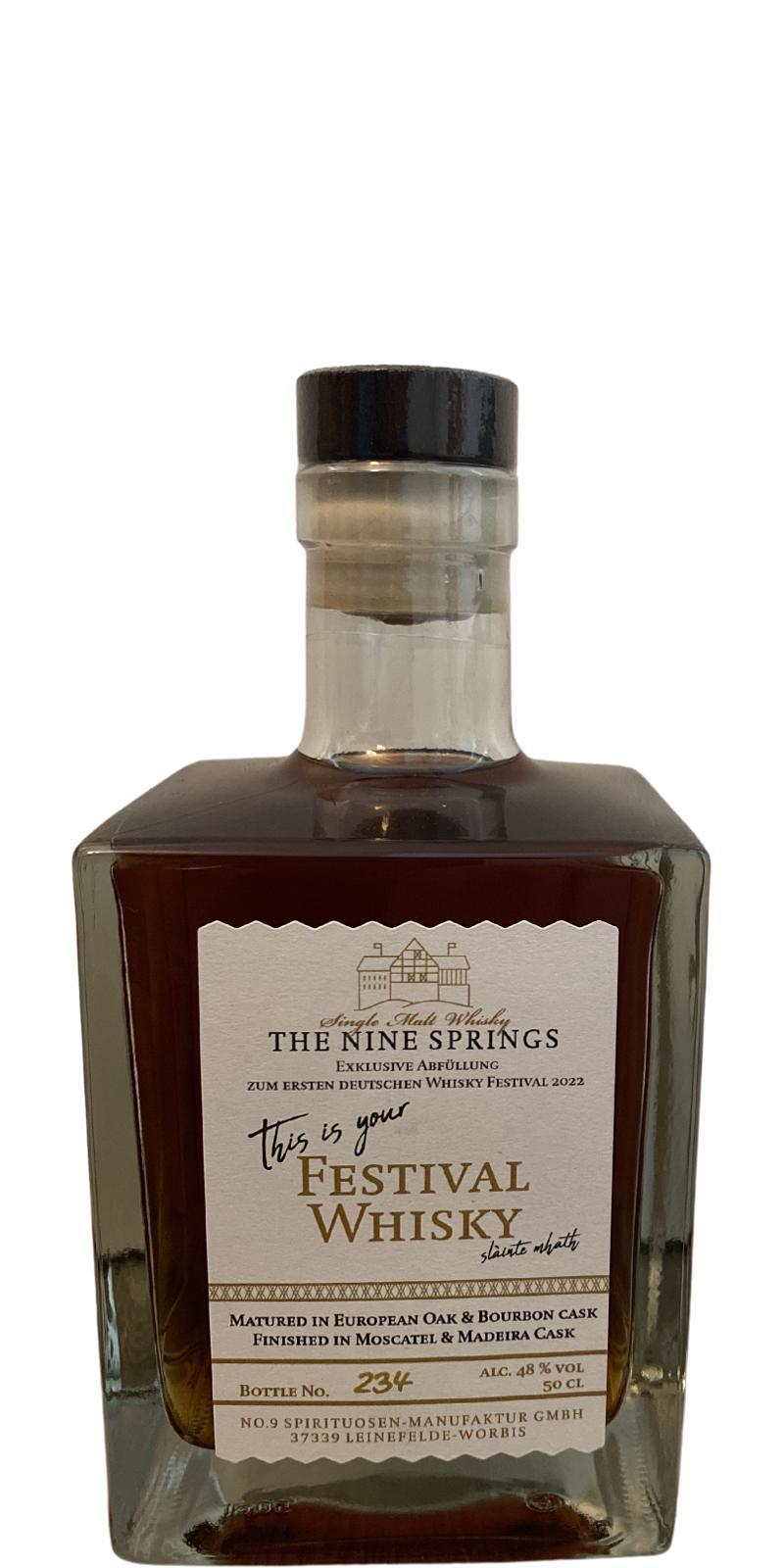 The Nine Springs Festival Whisky 2022