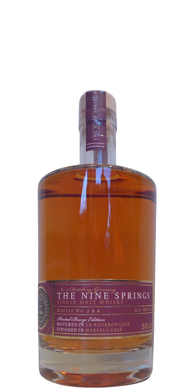 The Nine Springs Marsala Cask Peated Breeze Edition