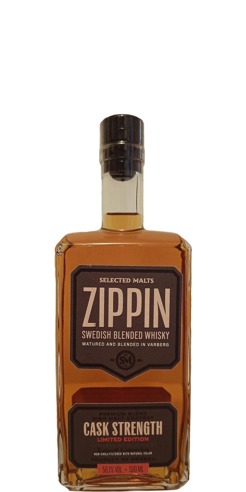 Zippin Swedish Blended Whisky Cask Strength Limited Edition