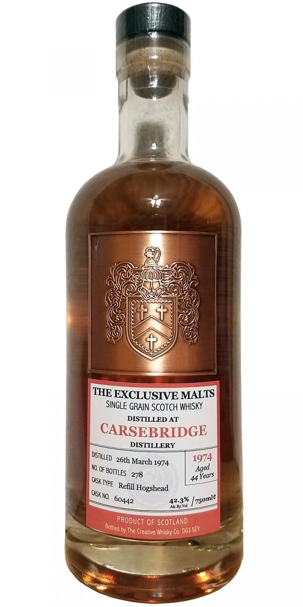 Carsebridge 1974 CWC The Exclusive Malts