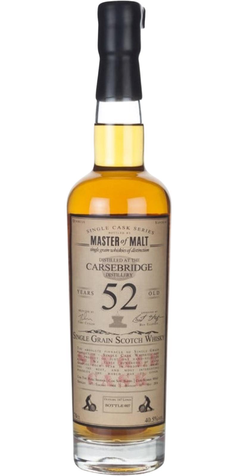 Carsebridge 1964 MoM Single Cask Series
