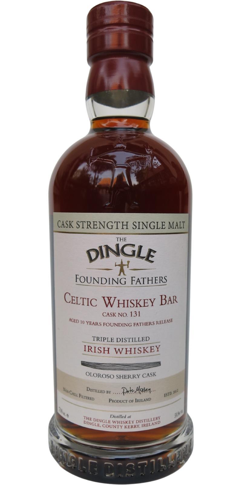 Dingle 10-year-old Founding Fathers Bottling