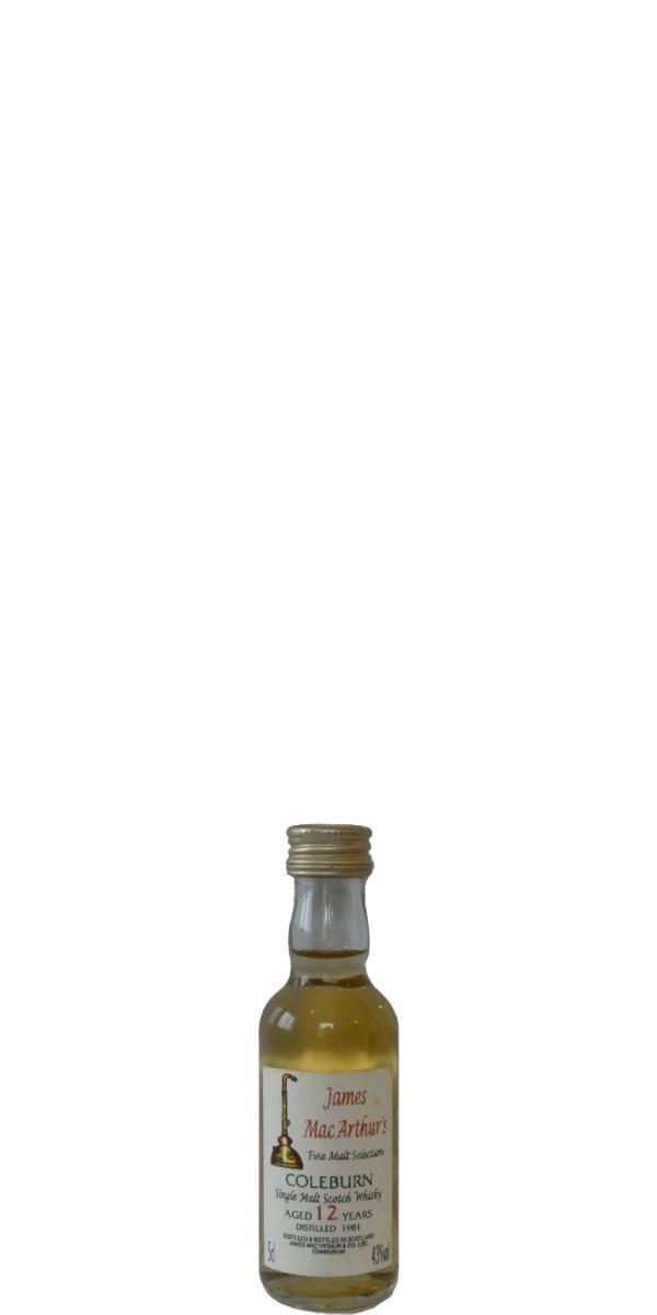 Coleburn 1981 JM Fine Malt Selection - Miniature