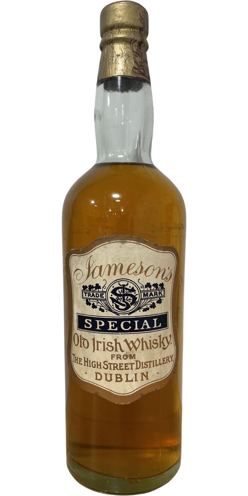 Jameson's Special Old Irish Whisky