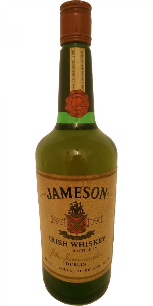 John Jameson & Son Irish Whiskey