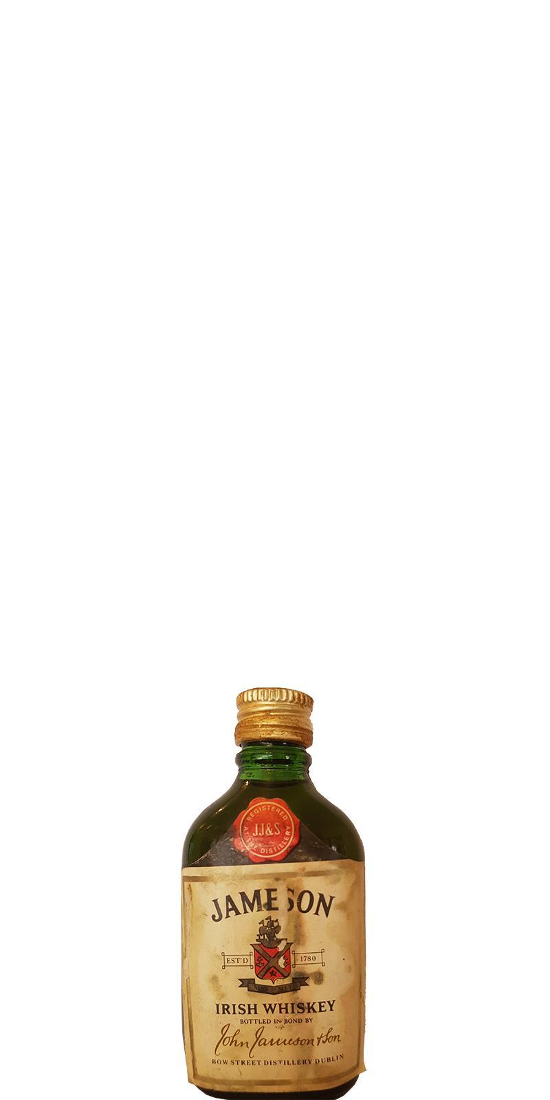 John Jameson & Son Irish Whiskey Bottled In Bond
