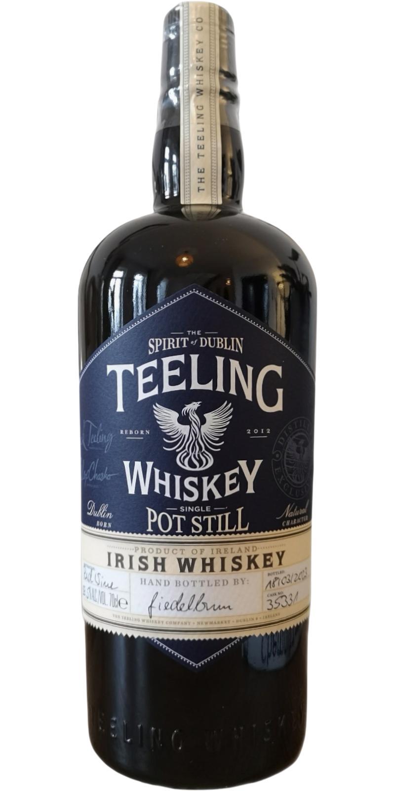 Teeling 2015 Hand bottled at Distillery