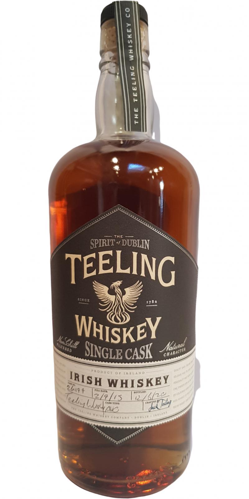 Teeling 2015 hand bottled at the Distillery