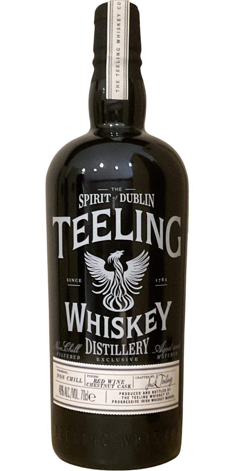Teeling Red Wine Chestnut Cask Distillery Exclusive