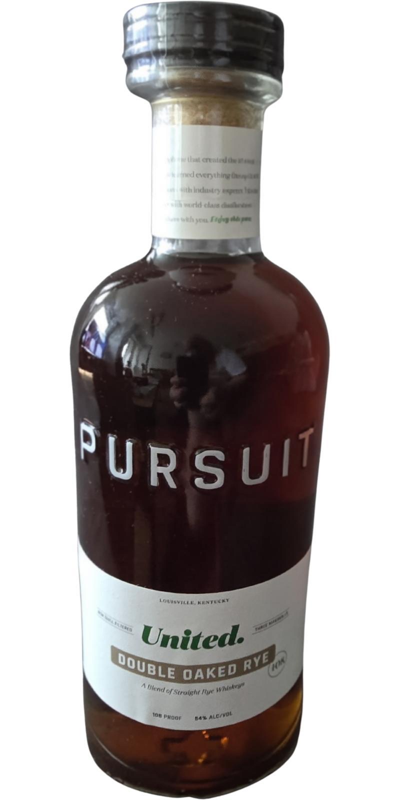 Pursuit Spirits Double Oaked Rye 4CF
