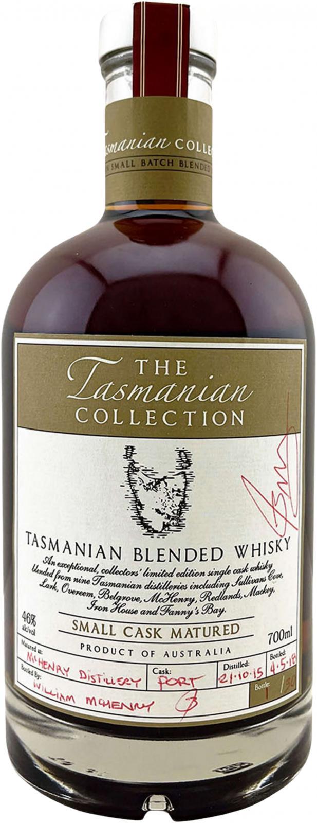 The Tasmanian Collection 2015 Tasmanian Blended Whisky