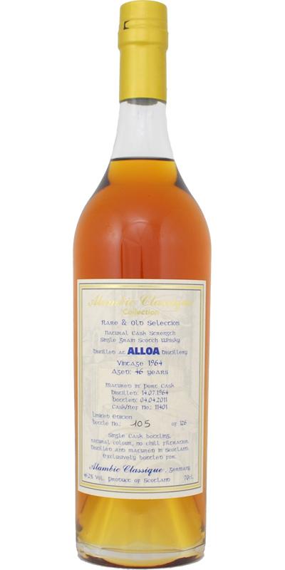 North of Scotland 1964 AC Rare & Old Selection - Alloa