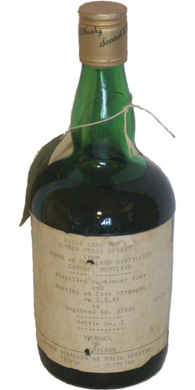 North of Scotland 1964 GSL Extra Rare Old Scotch Grain Whisky