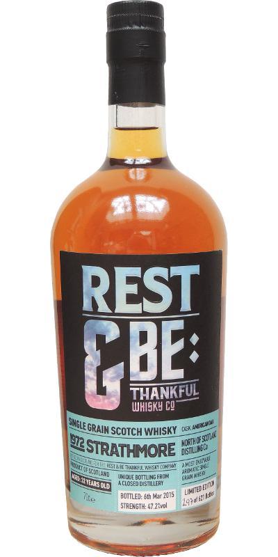 Strathmore 1972 RBTW Limited Edition