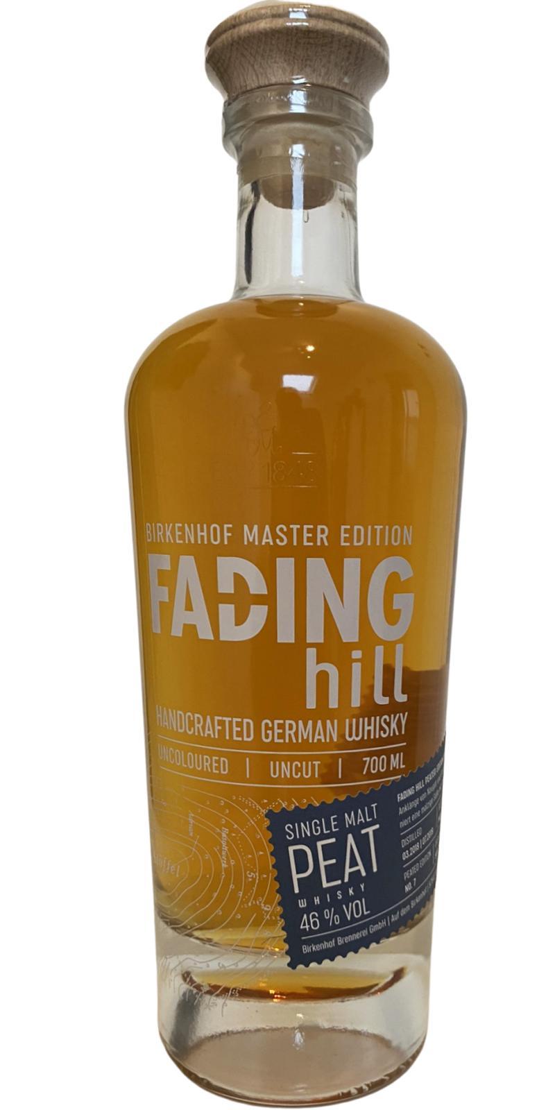 Fading Hill Peated Edition No. 7 Master Edition
