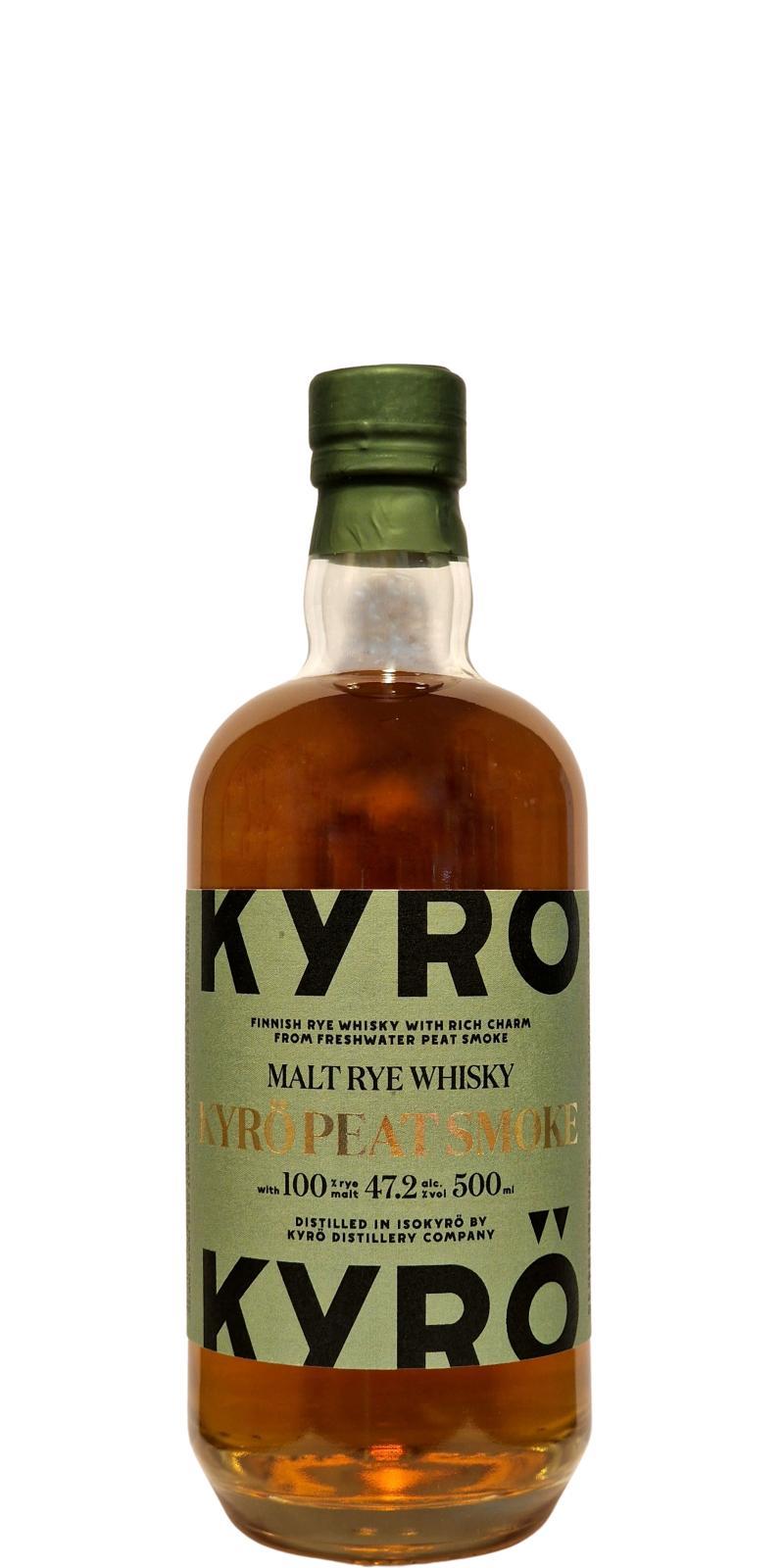 Kyrö Peat Smoke Malt Rye Whisky