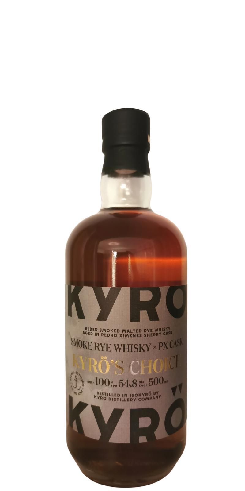 Kyrö 's Choice Smoke Rye Whisky PX Cask