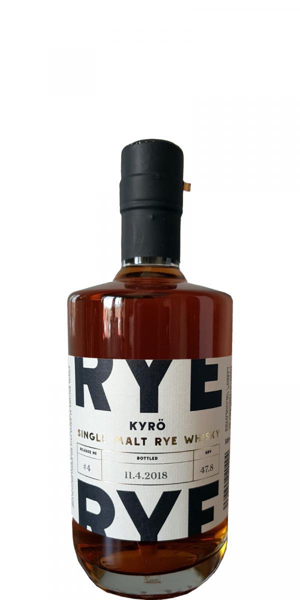 Kyrö Single Malt Rye Whisky Release No. 4