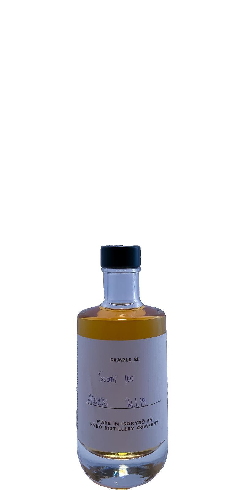 Kyrö Suomi 100 Cask Sample