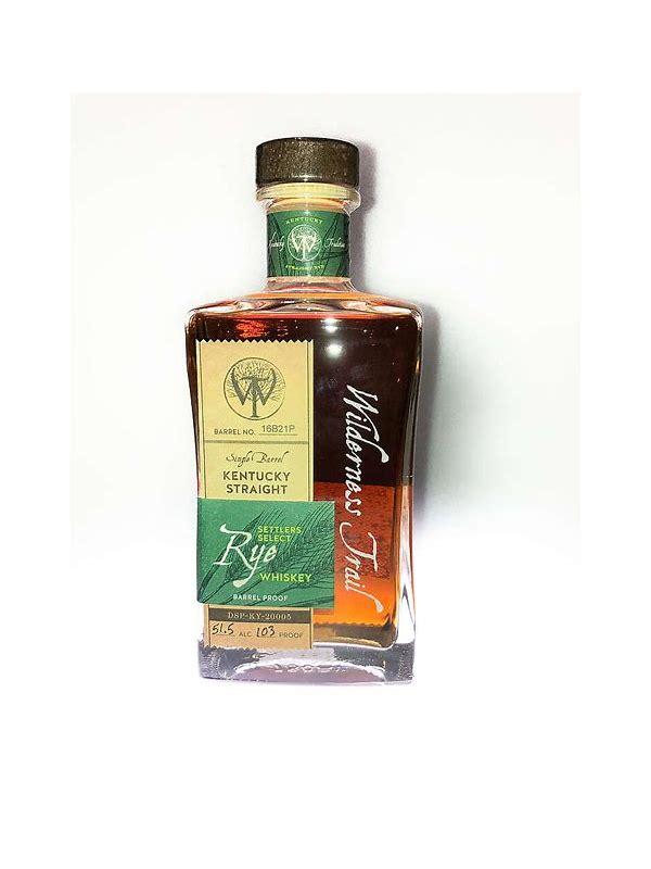 Wilderness Trail Settlers Select Rye Barrel Proof