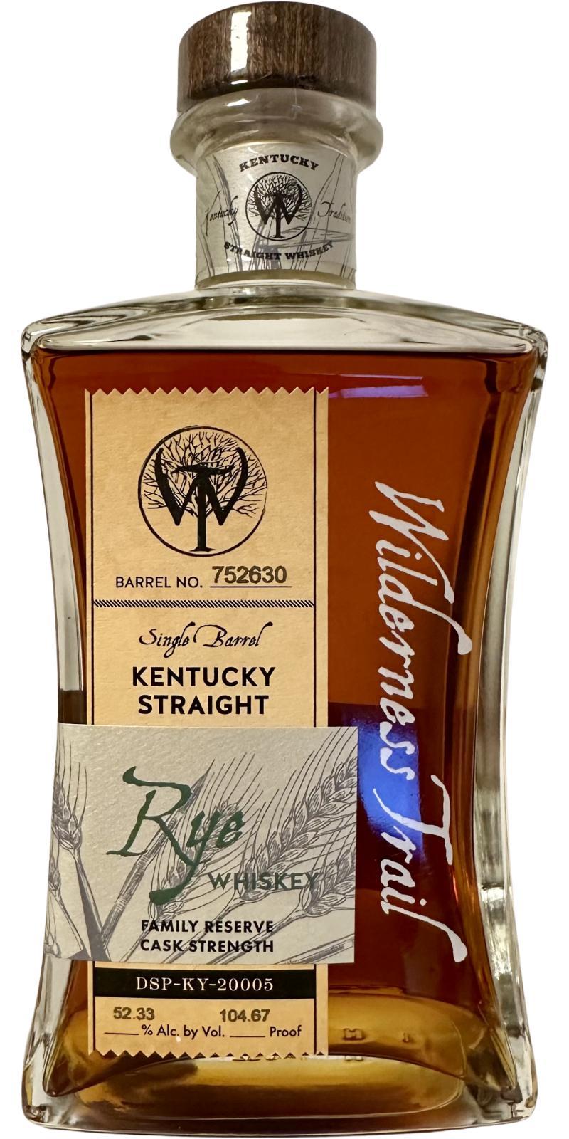 Wilderness Trail Single Barrel Family Reserve