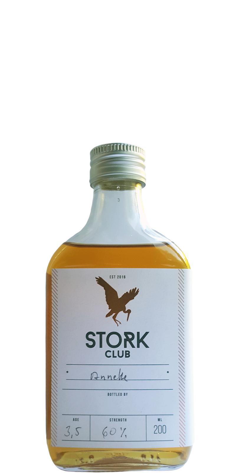 Stork Club 2016 - 100% Roggen Distillery Only Handbottled