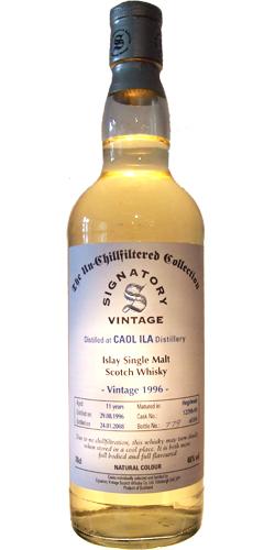 Caol Ila 1996 SV The Un-Chillfiltered Collection