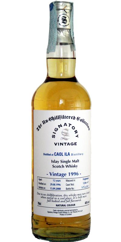 Caol Ila 1996 SV The Un-Chillfiltered Collection