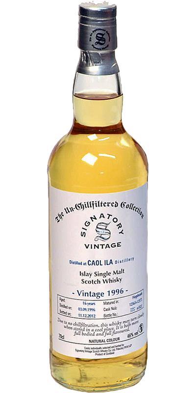 Caol Ila 1996 SV The Un-Chillfiltered Collection