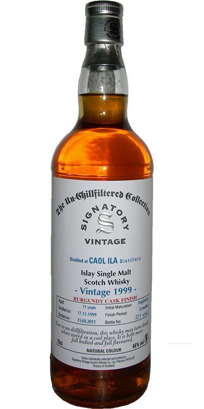 Caol Ila 1999 SV The Un-Chillfiltered Collection