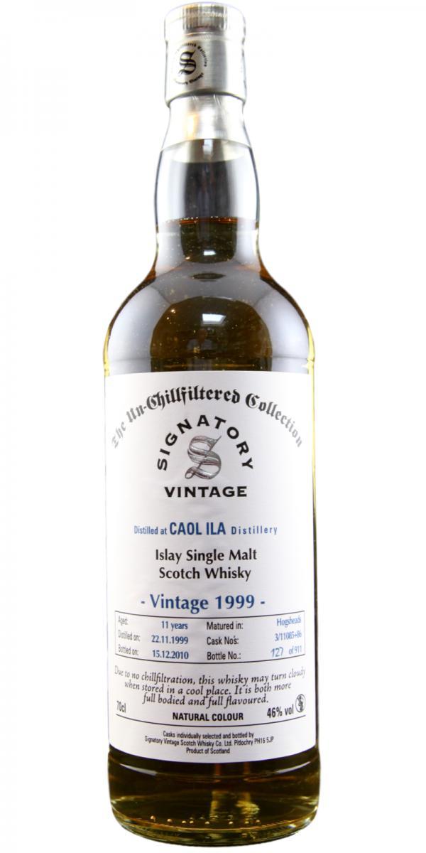 Caol Ila 1999 SV The Un-Chillfiltered Collection