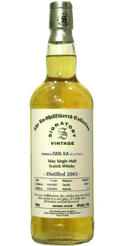 Caol Ila 2003 SV The Un-Chillfiltered Collection