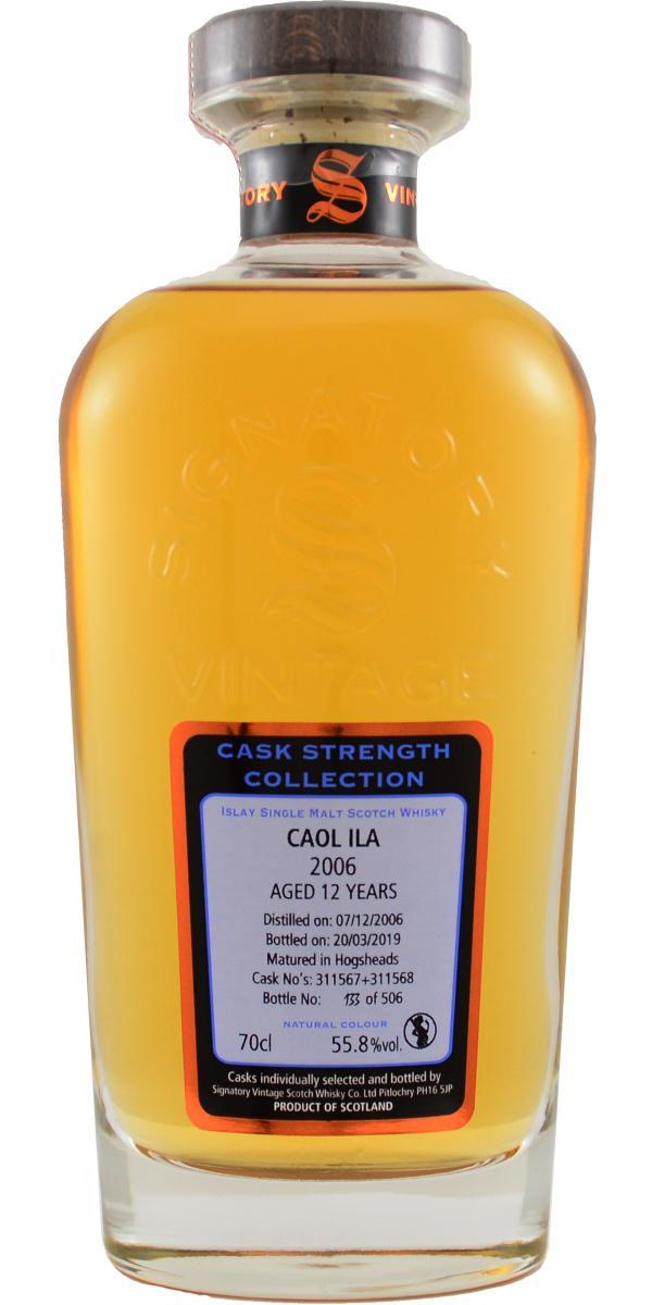 Caol Ila 2006 SV Cask Strength Collection