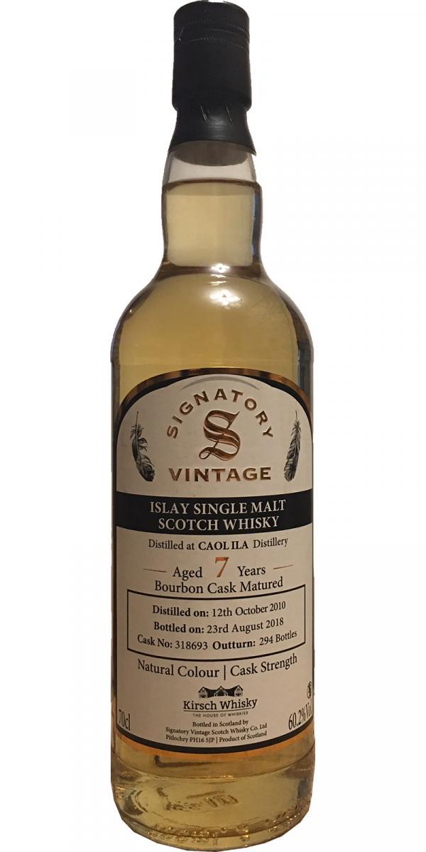 Caol Ila 2010 SV Natural Colour | Cask Strength