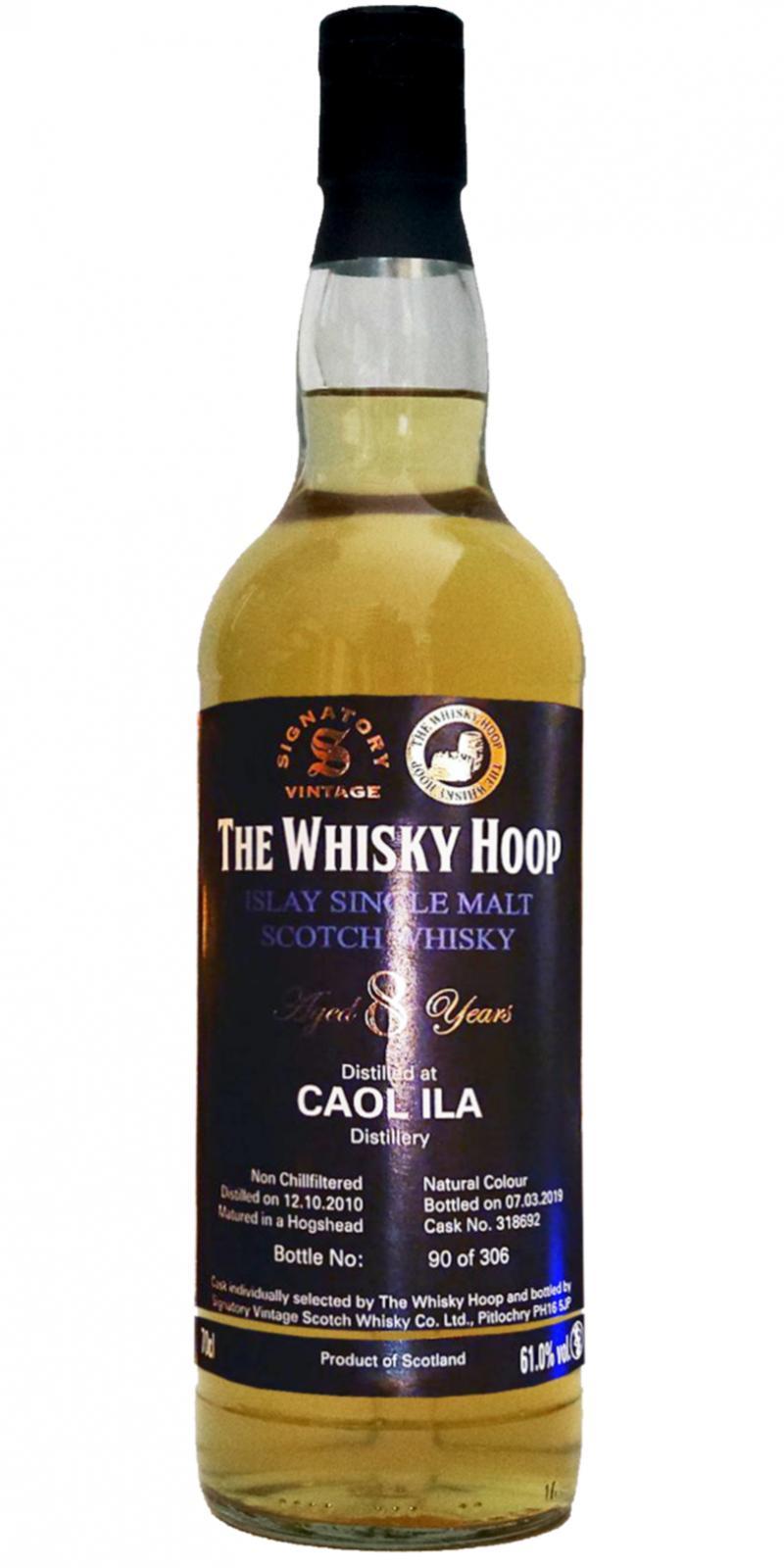 Caol Ila 2010 SV The Whisky Hoop