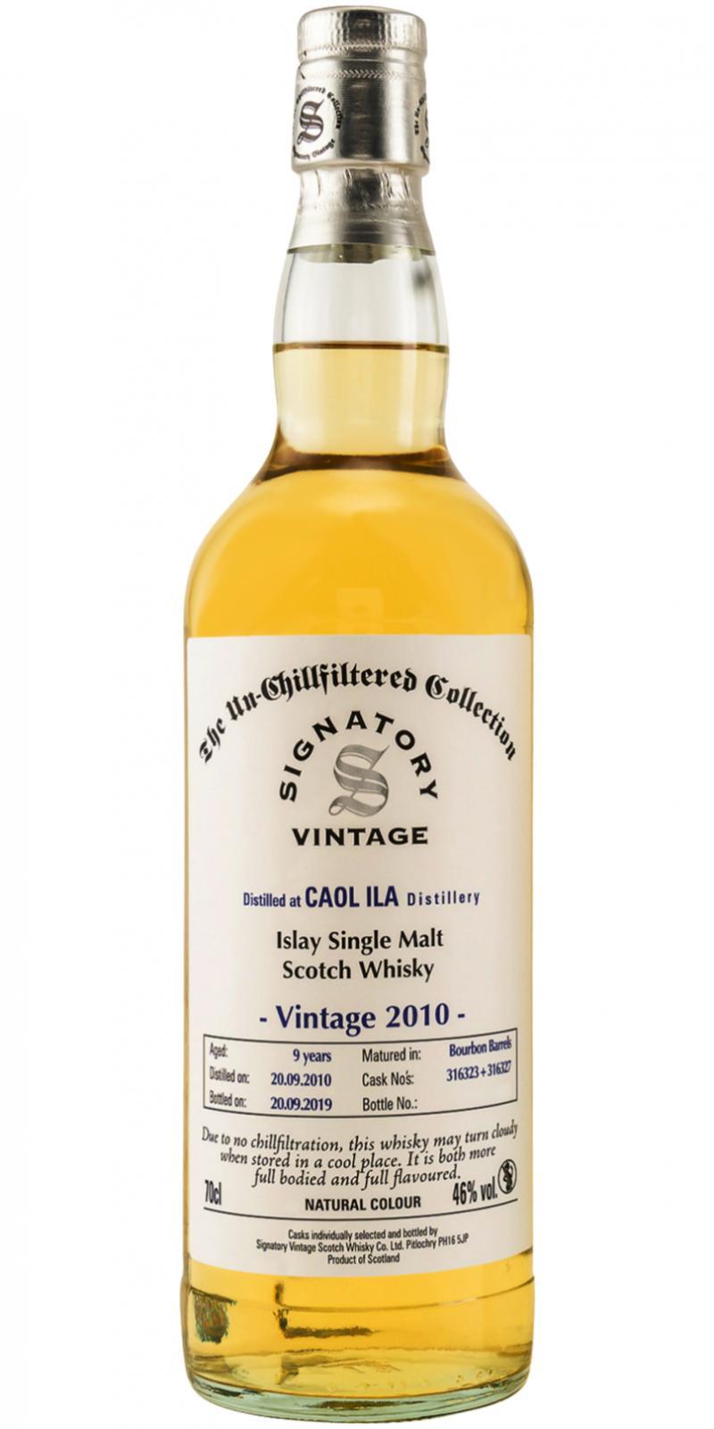 Caol Ila 2010 SV The Un-Chillfiltered Collection