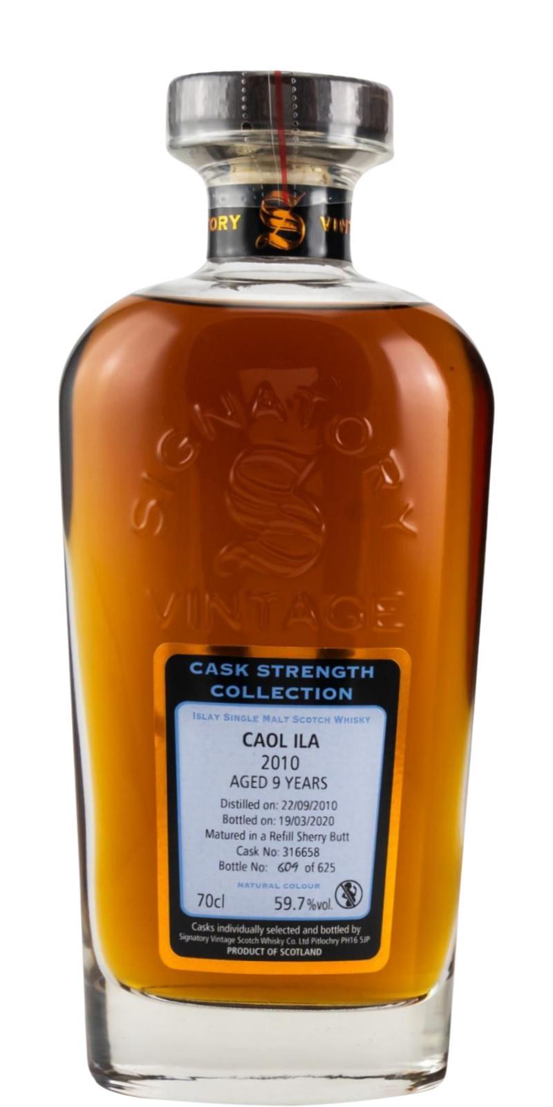 Caol Ila 2010 SV Cask Strength Collection