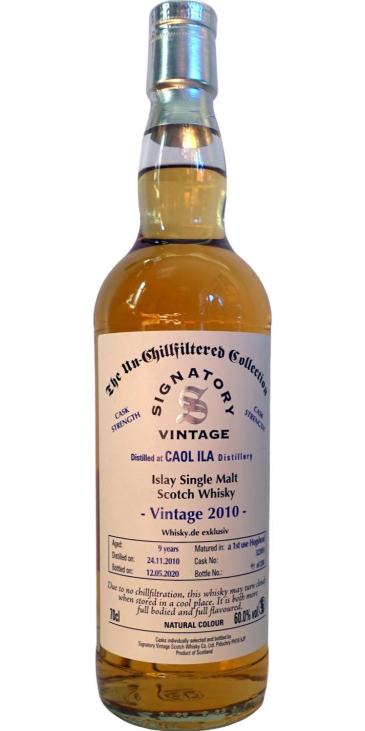 Caol Ila 2010 SV The Un-Chillfiltered Collection - Cask Strength
