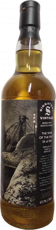 Caol Ila 2010 SV The War of the Peat