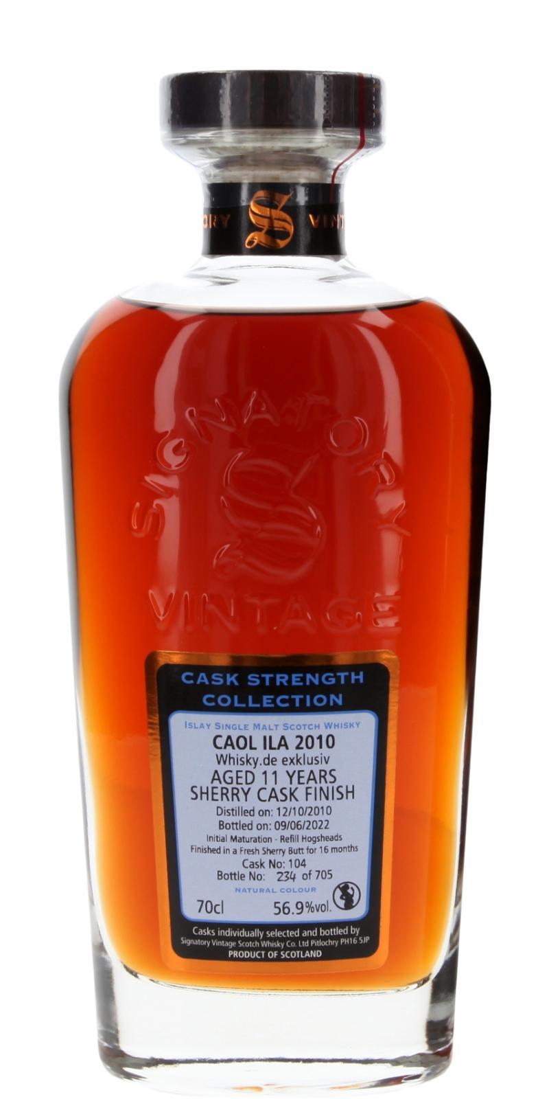 Caol Ila 2010 SV Cask Strength Collection
