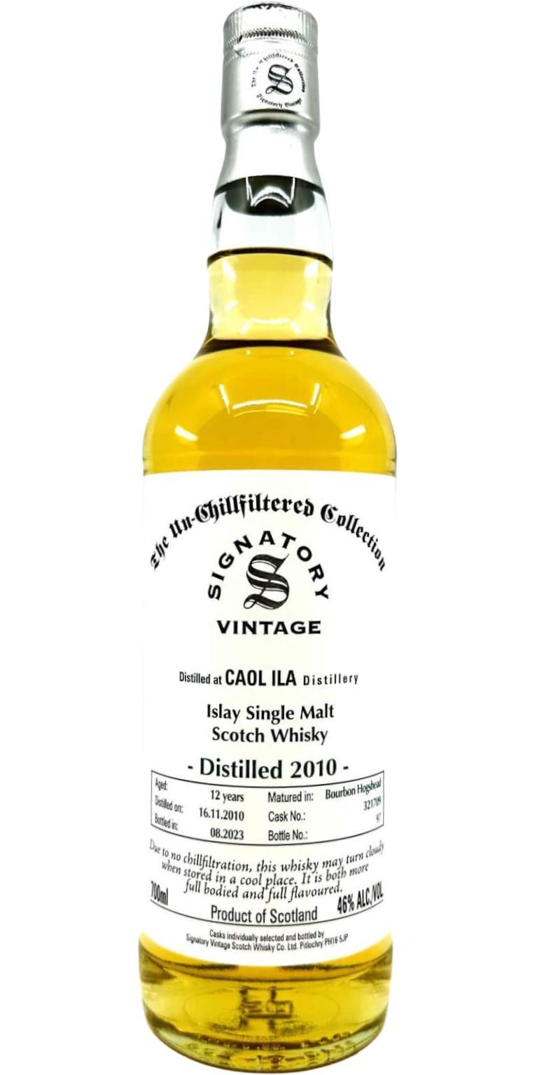 Caol Ila 2010 SV The Un-Chillfiltered Collection