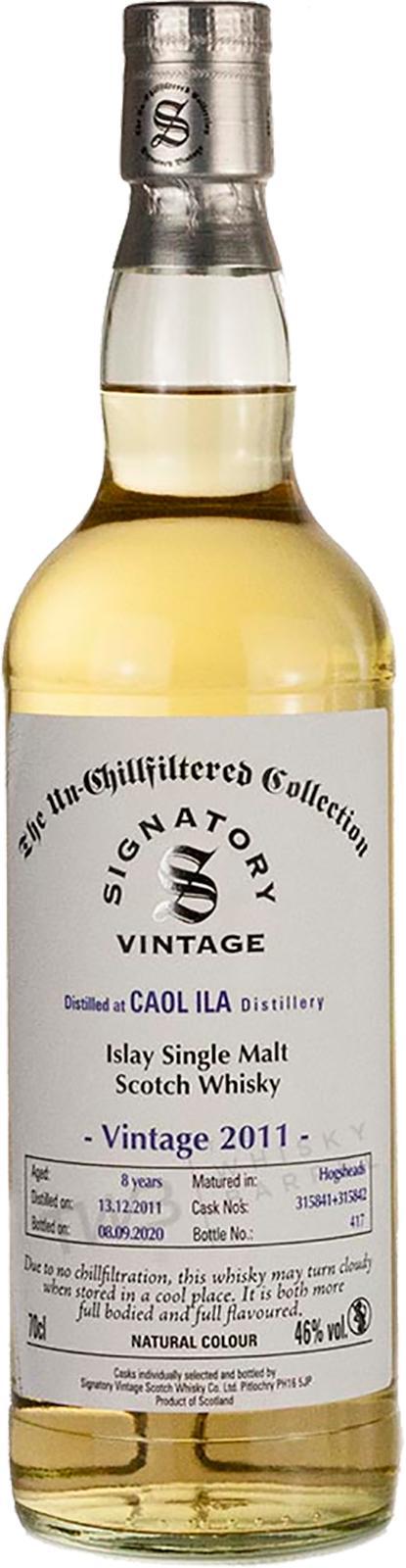 Caol Ila 2011 SV The Un-Chillfiltered Collection