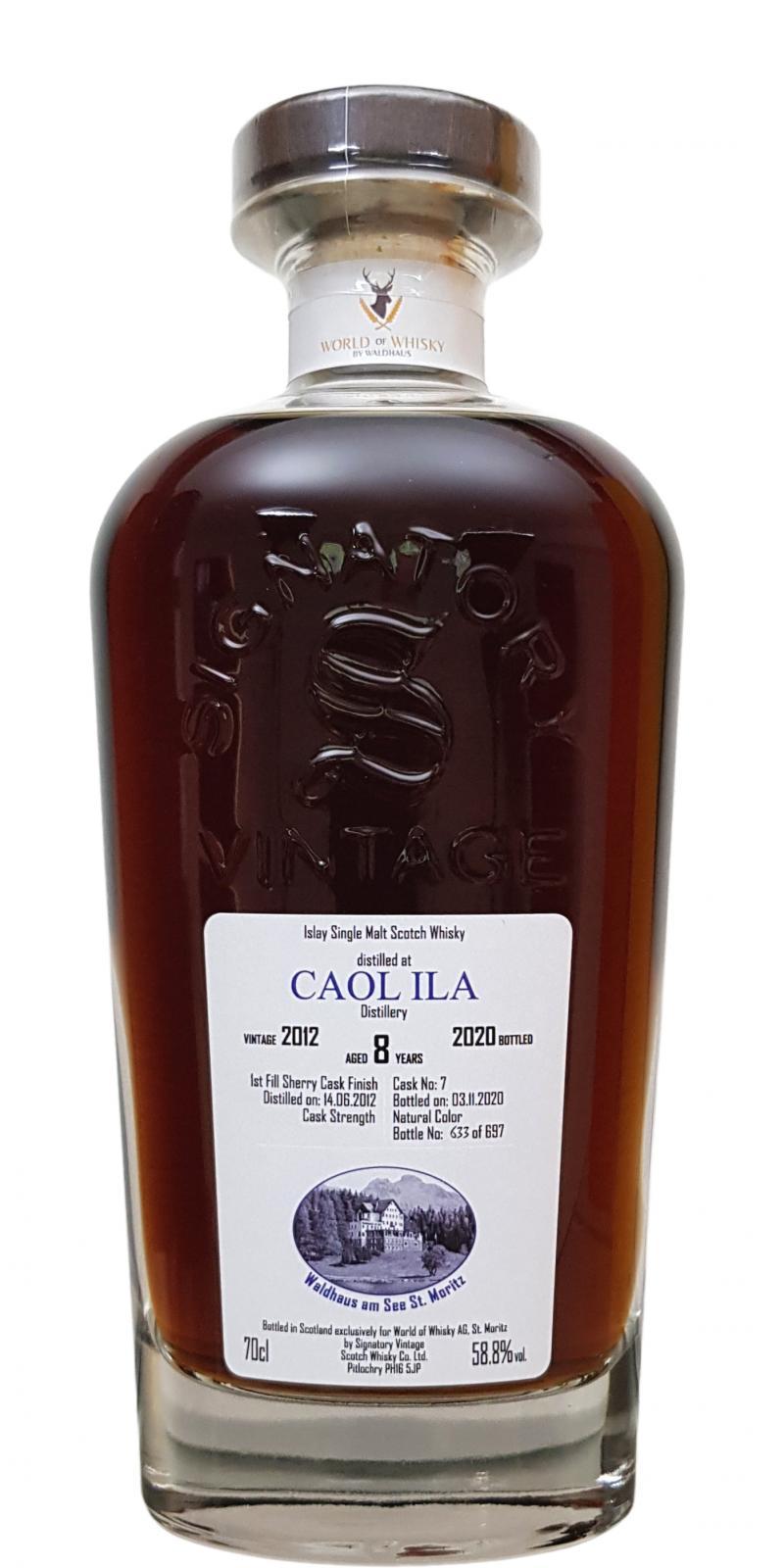 Caol Ila 2012 SV Cask Strength Collection