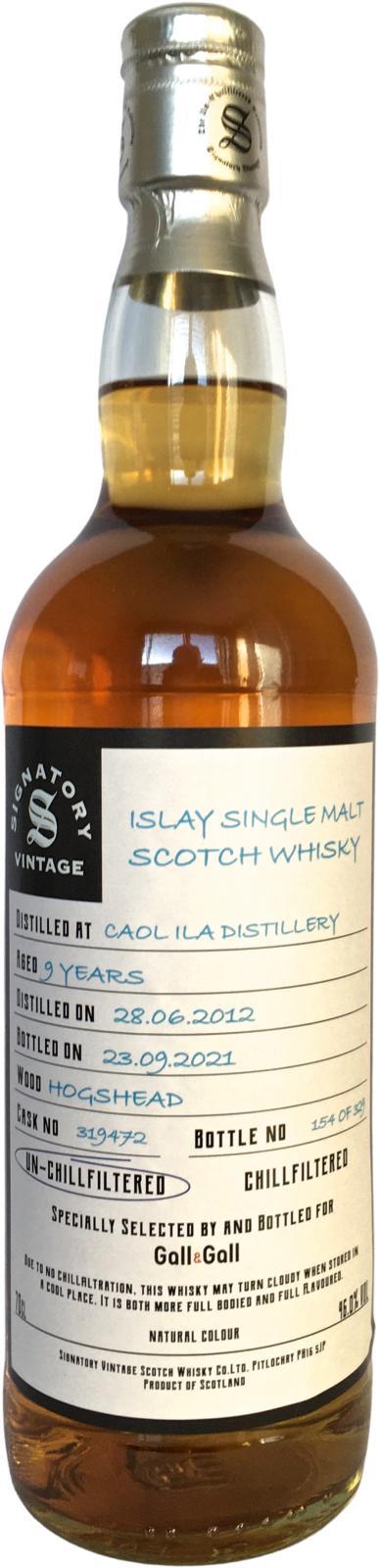 Caol Ila 2012 SV The Un-Chillfiltered Collection