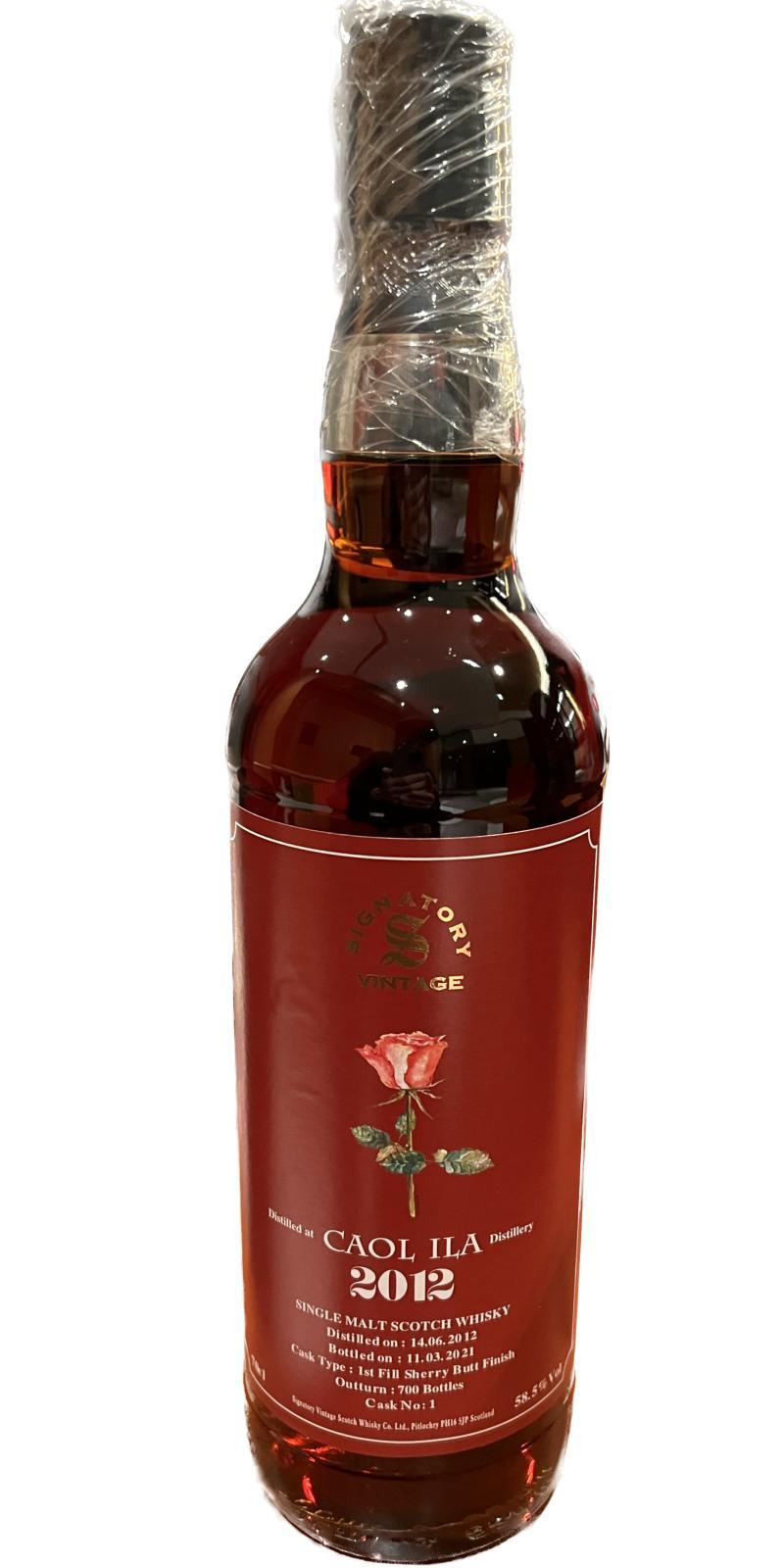 Caol Ila 2012 SV The Un-Chillfiltered Collection - Cask Strength