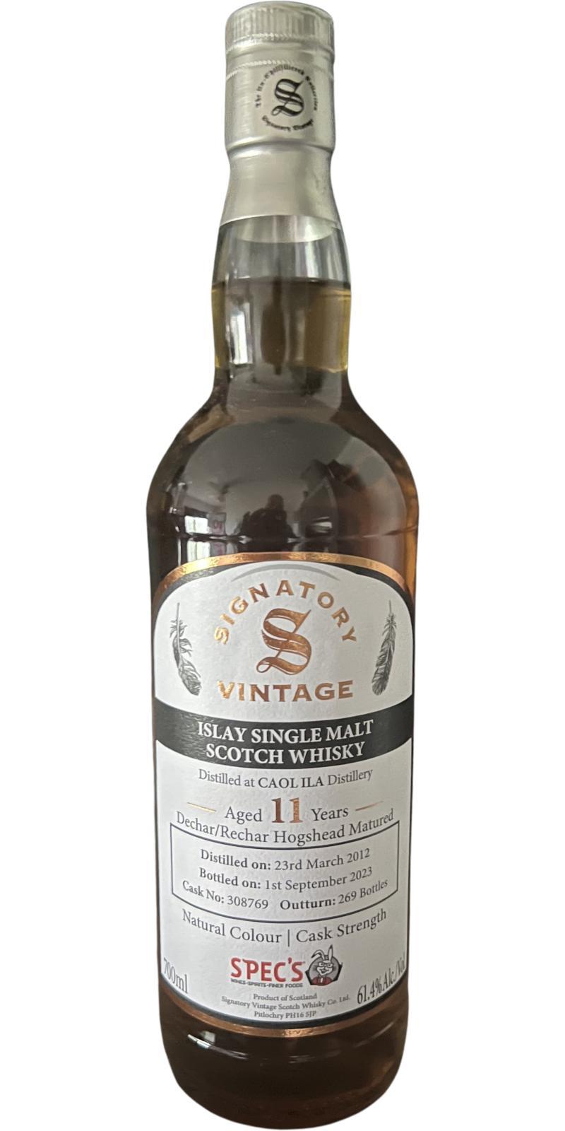 Caol Ila 2012 SV