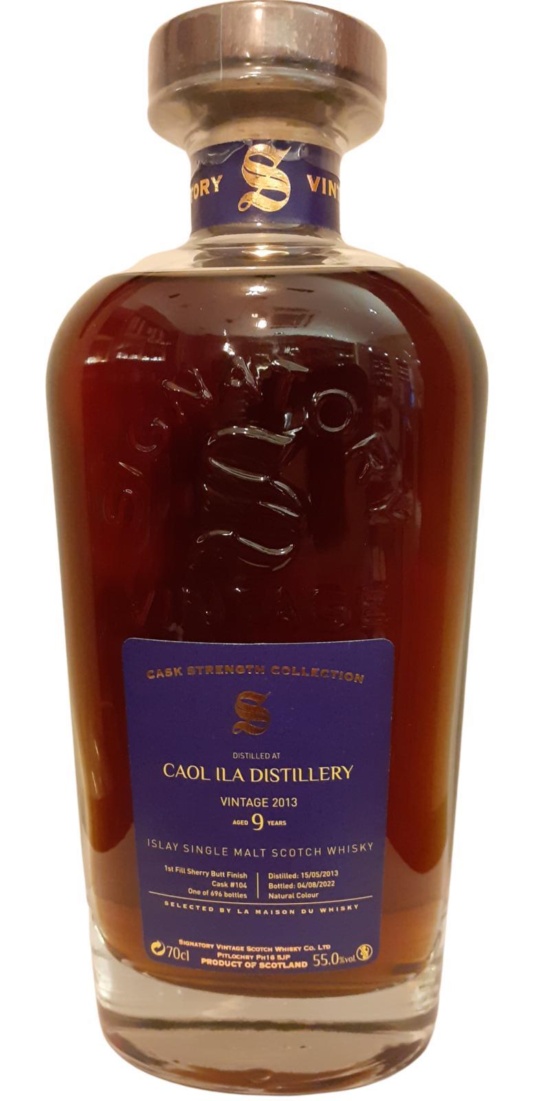 Caol Ila 2013 SV Cask Strength Collection