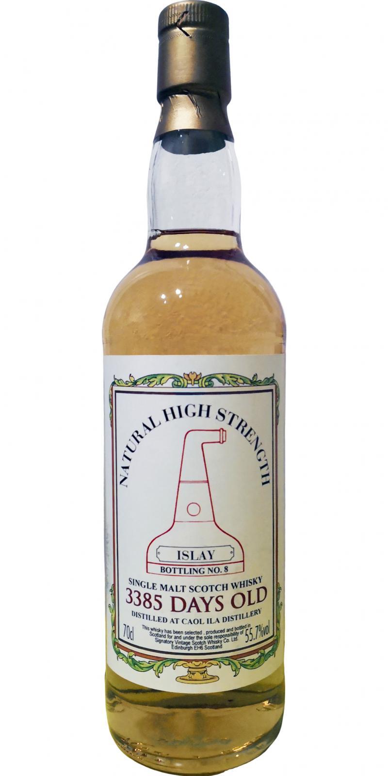 Caol Ila 3385 Days Old SV Natural High Strength - Islay Bottling No. 8