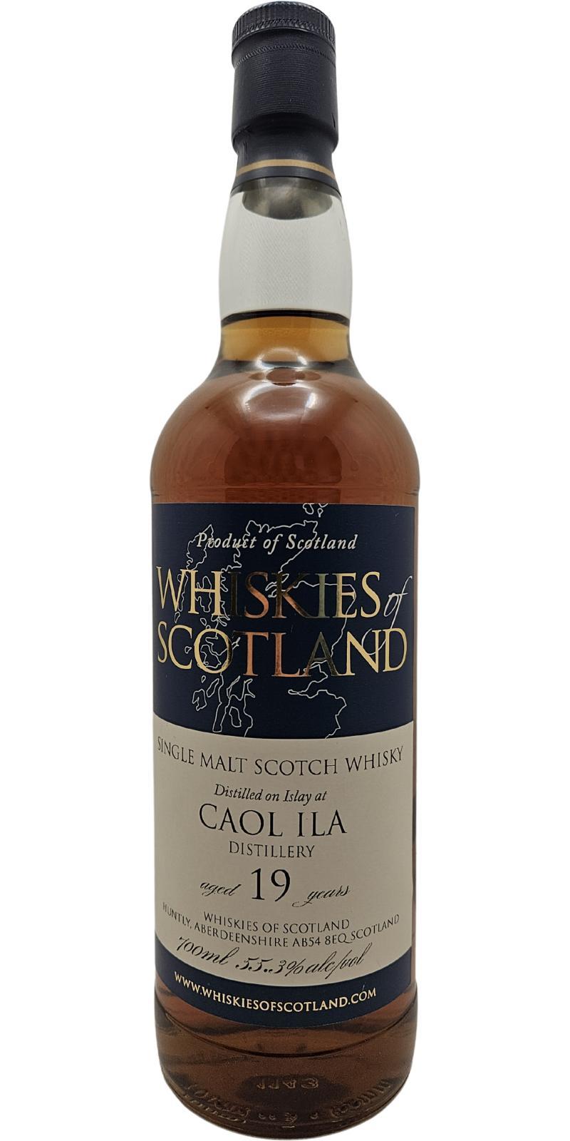 Caol Ila 19-year-old SMD Whiskies of Scotland
